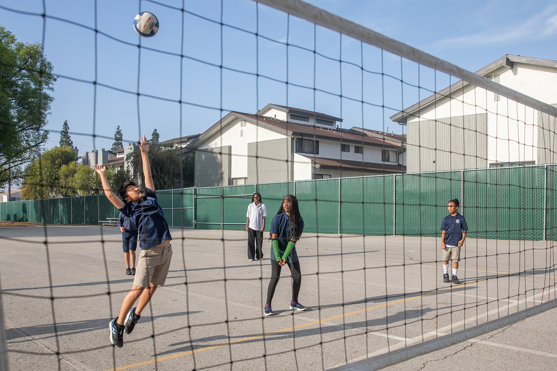 GPS volleyball action